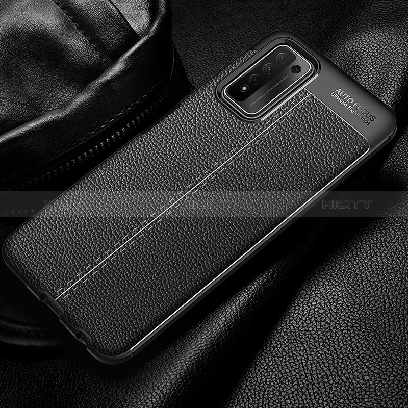 Funda Silicona Goma de Cuero Carcasa para Huawei Honor 10X Lite