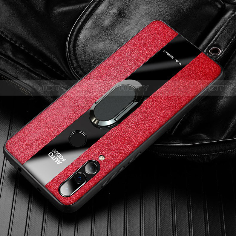 Funda Silicona Goma de Cuero Carcasa para Huawei Honor 20i Rojo