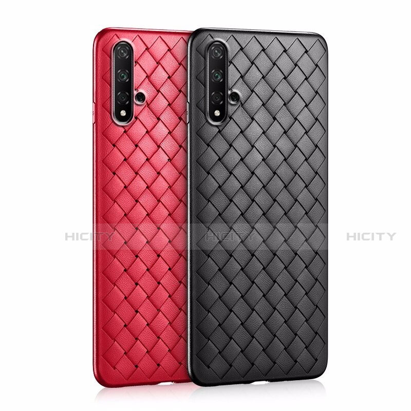 Funda Silicona Goma de Cuero Carcasa para Huawei Honor 20S