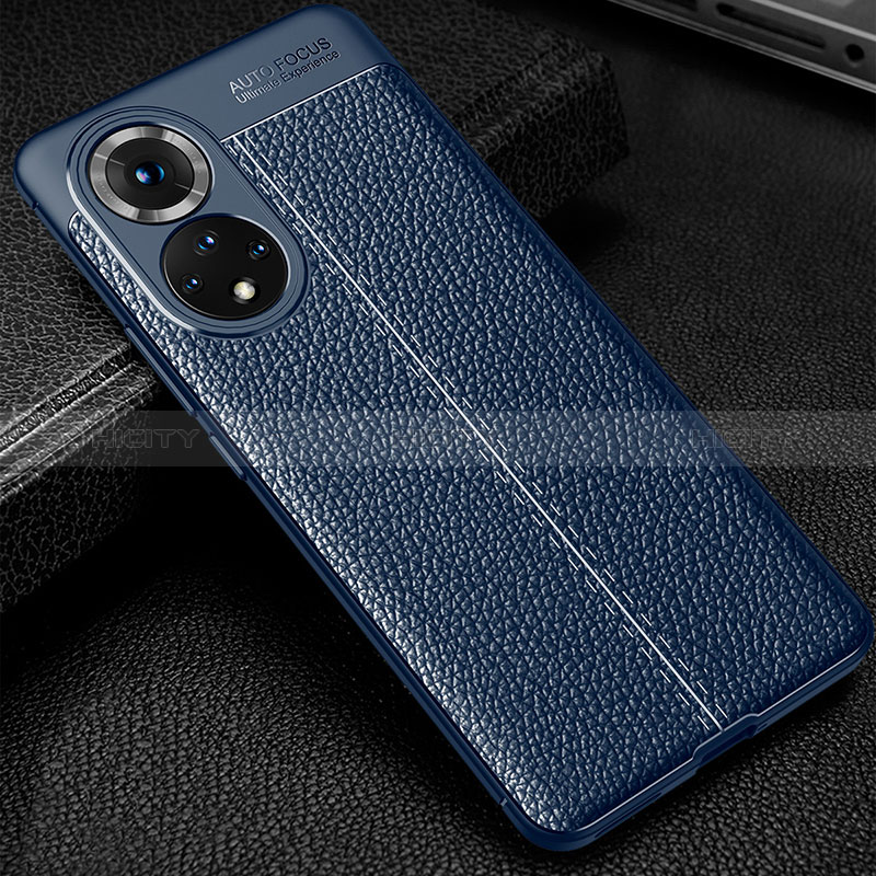 Funda Silicona Goma de Cuero Carcasa para Huawei Honor 50 5G