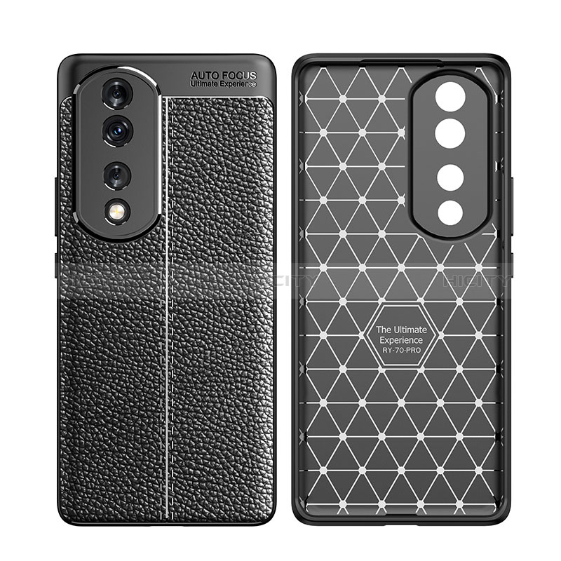 Funda Silicona Goma de Cuero Carcasa para Huawei Honor 70 Pro 5G