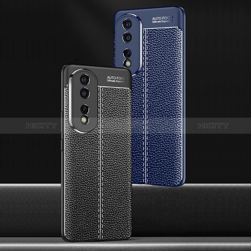 Funda Silicona Goma de Cuero Carcasa para Huawei Honor 80 Pro 5G