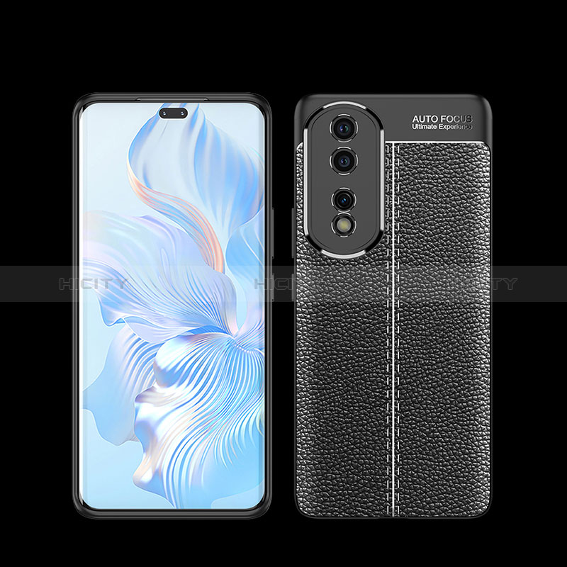 Funda Silicona Goma de Cuero Carcasa para Huawei Honor 80 Pro 5G