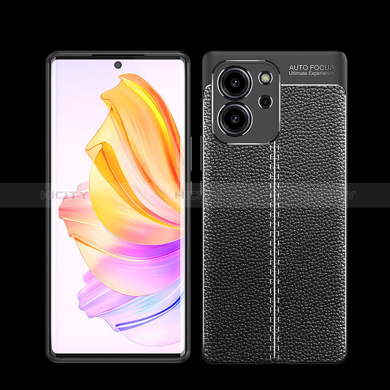 Funda Silicona Goma de Cuero Carcasa para Huawei Honor 80 SE 5G