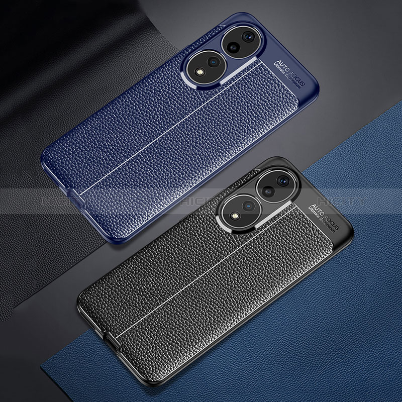 Funda Silicona Goma de Cuero Carcasa para Huawei Honor 90 5G