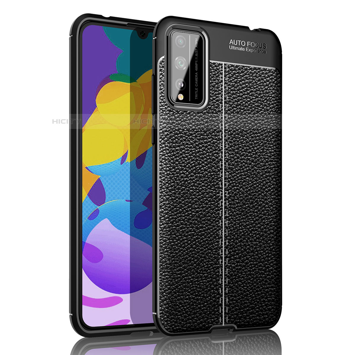 Funda Silicona Goma de Cuero Carcasa para Huawei Honor Play4T Pro