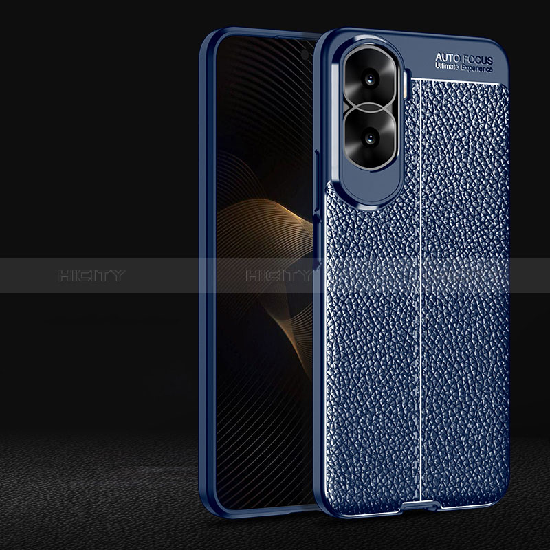 Funda Silicona Goma de Cuero Carcasa para Huawei Honor X50i 5G Azul