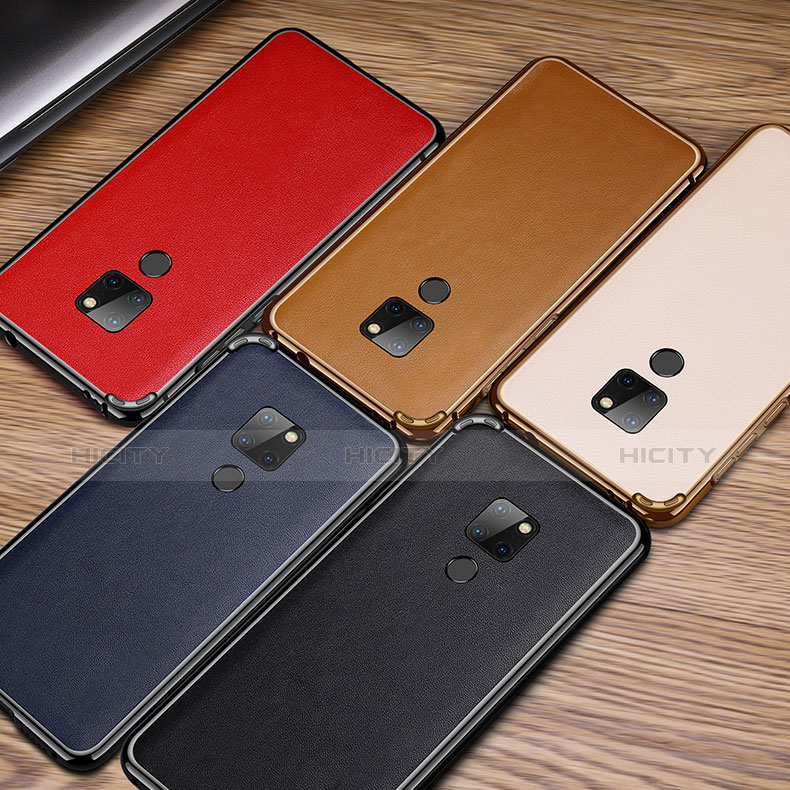 Funda Silicona Goma de Cuero Carcasa para Huawei Mate 20 X