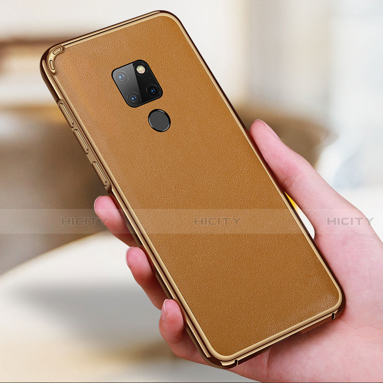 Funda Silicona Goma de Cuero Carcasa para Huawei Mate 20 X 5G