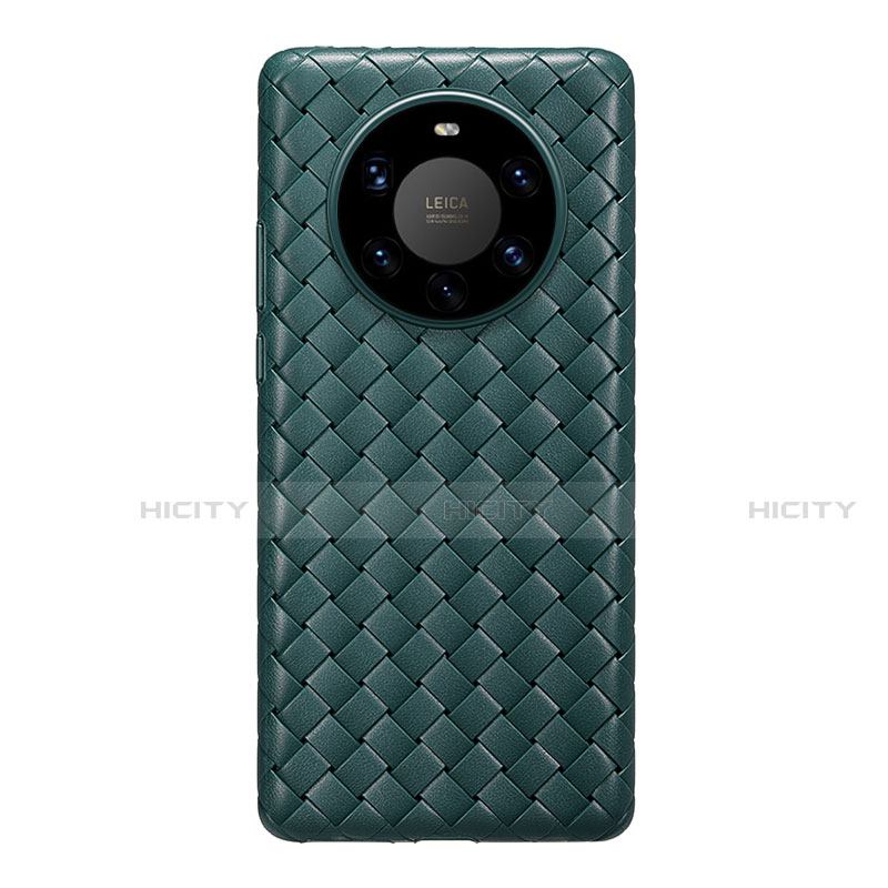 Funda Silicona Goma de Cuero Carcasa para Huawei Mate 40 Pro+ Plus Verde Noche