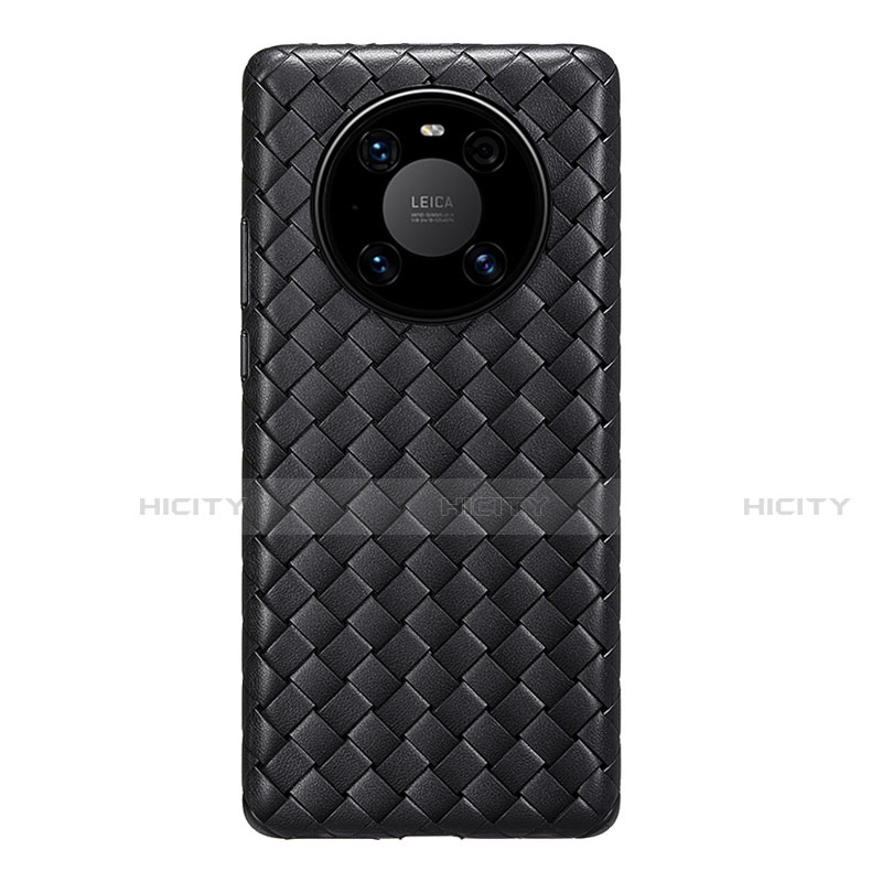 Funda Silicona Goma de Cuero Carcasa para Huawei Mate 40E Pro 4G Negro