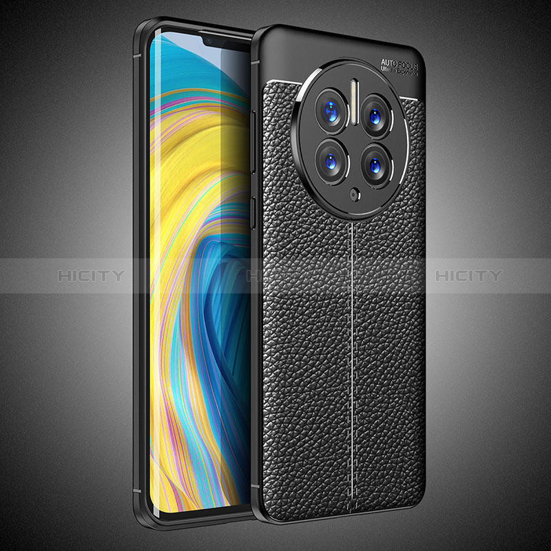 Funda Silicona Goma de Cuero Carcasa para Huawei Mate 50 Pro