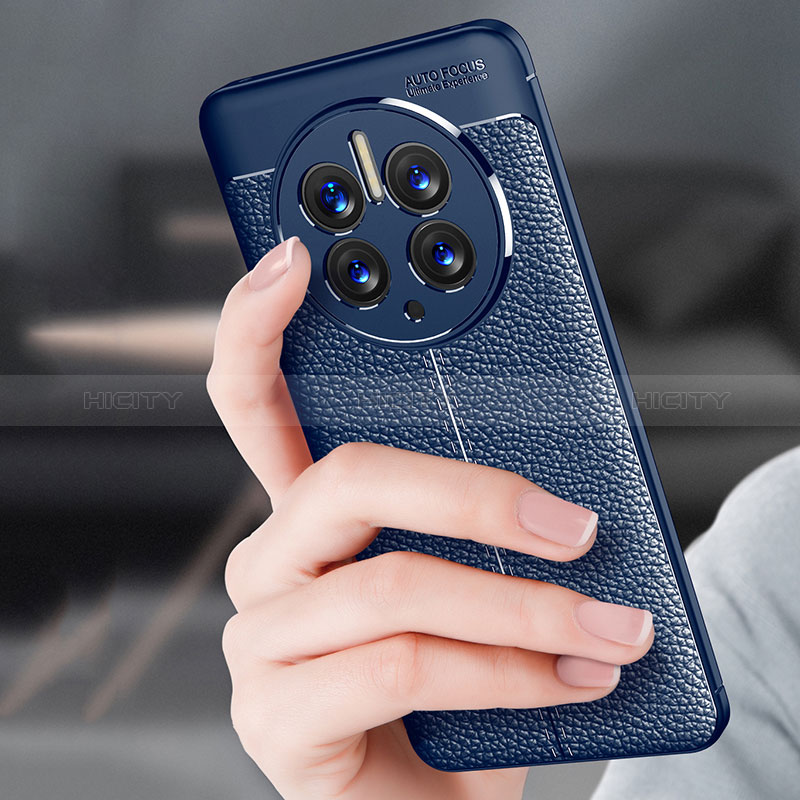 Funda Silicona Goma de Cuero Carcasa para Huawei Mate 50 Pro