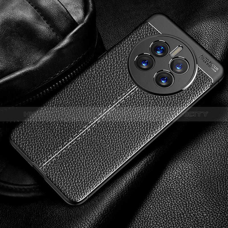 Funda Silicona Goma de Cuero Carcasa para Huawei Mate 50E