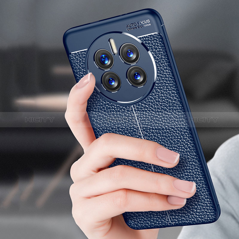 Funda Silicona Goma de Cuero Carcasa para Huawei Mate 50E