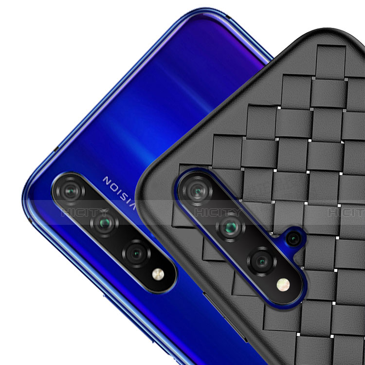 Funda Silicona Goma de Cuero Carcasa para Huawei Nova 5