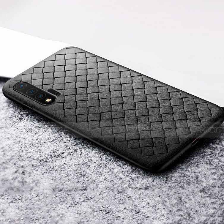 Funda Silicona Goma de Cuero Carcasa para Huawei Nova 6 5G