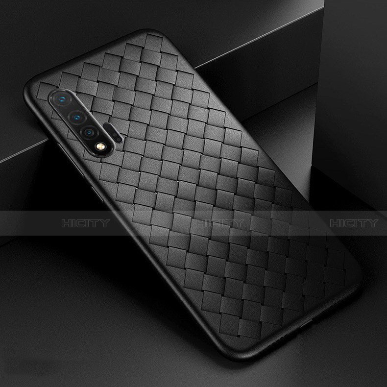 Funda Silicona Goma de Cuero Carcasa para Huawei Nova 6 5G