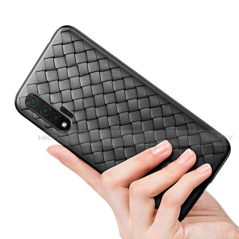 Funda Silicona Goma de Cuero Carcasa para Huawei Nova 6 5G