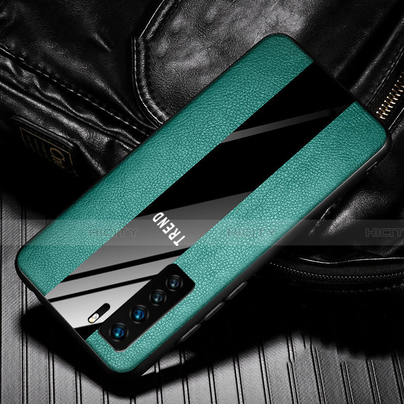 Funda Silicona Goma de Cuero Carcasa para Huawei Nova 7 SE 5G Verde