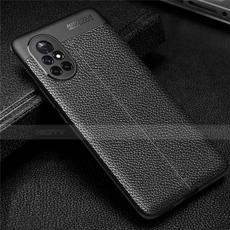 Funda Silicona Goma de Cuero Carcasa para Huawei Nova 8 5G