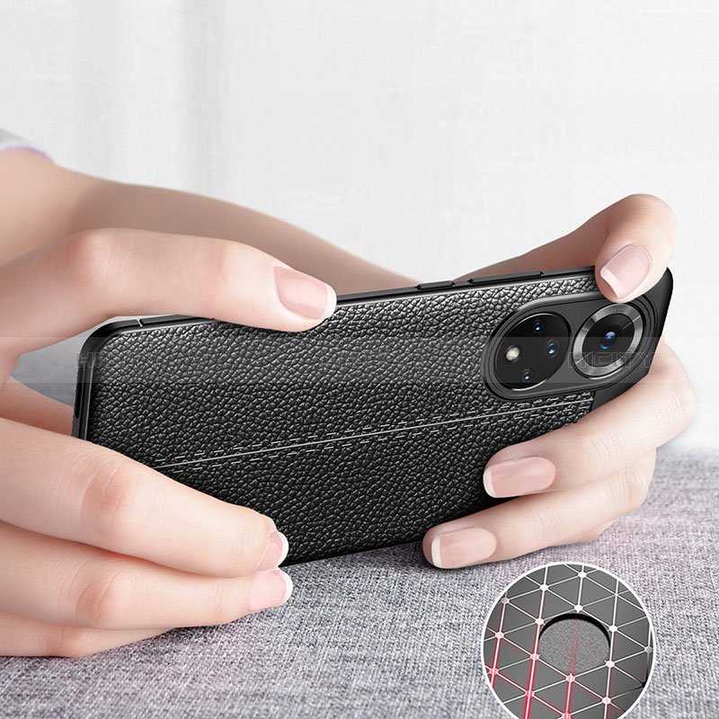 Funda Silicona Goma de Cuero Carcasa para Huawei Nova 9