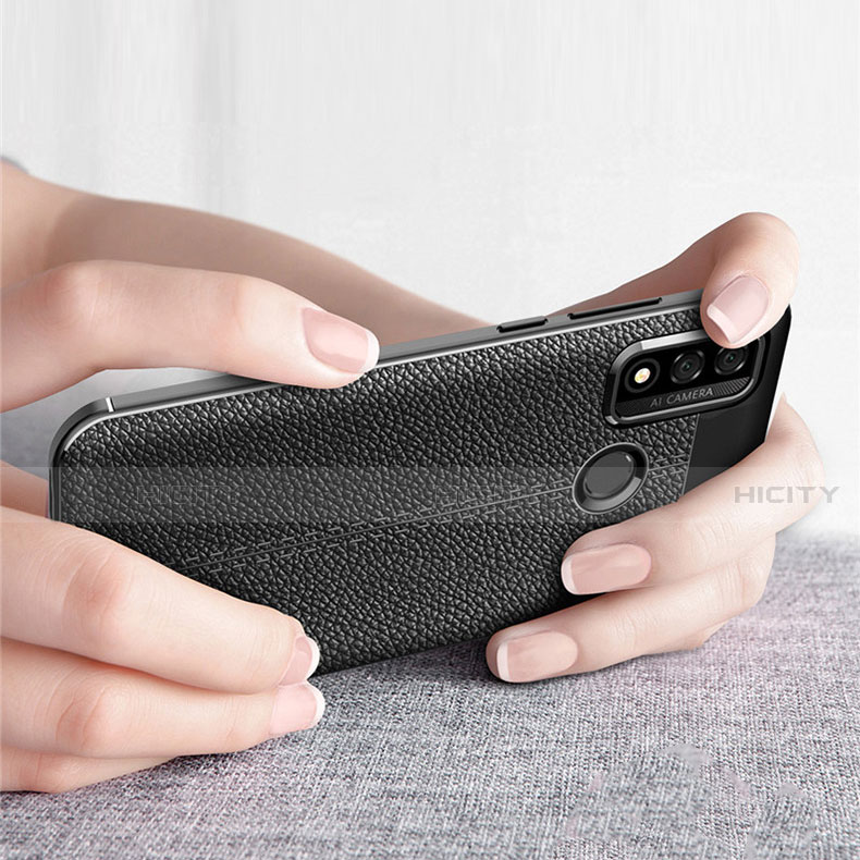 Funda Silicona Goma de Cuero Carcasa para Huawei Nova Lite 3 Plus