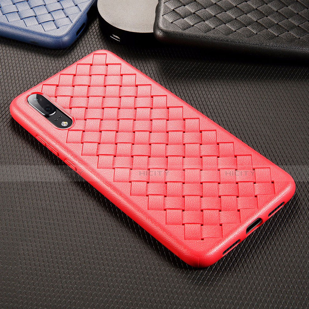 Funda Silicona Goma de Cuero Carcasa para Huawei P20