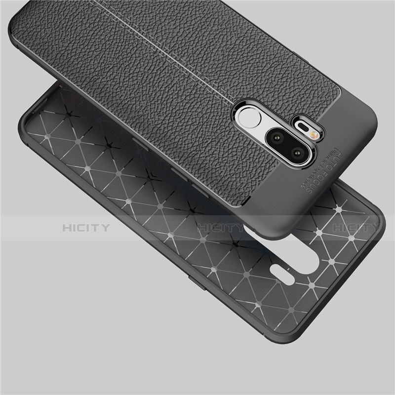 Funda Silicona Goma de Cuero Carcasa para LG G7