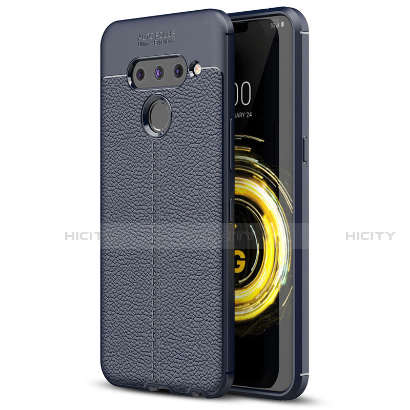 Funda Silicona Goma de Cuero Carcasa para LG V50 ThinQ 5G