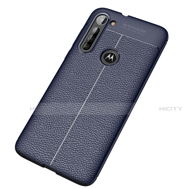 Funda Silicona Goma de Cuero Carcasa para Motorola Moto G8 Power