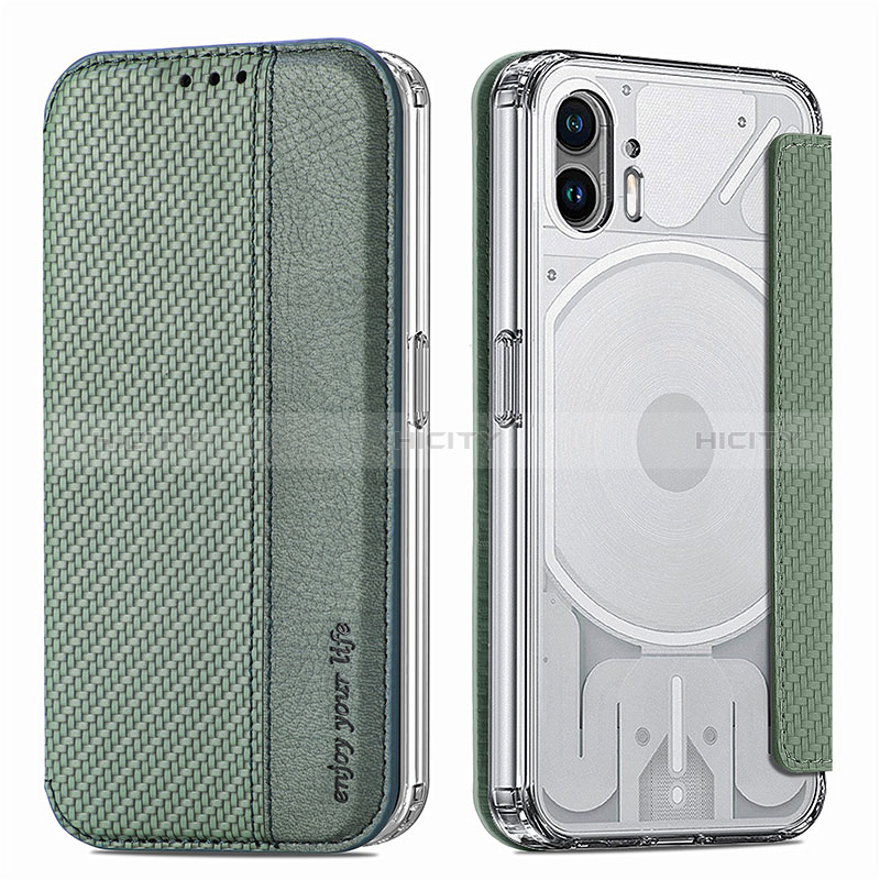 Funda Silicona Goma de Cuero Carcasa para Nothing Phone 2