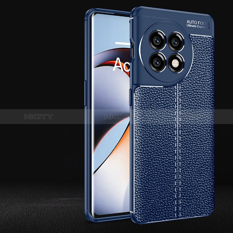 Funda Silicona Goma de Cuero Carcasa para OnePlus 11R 5G Azul