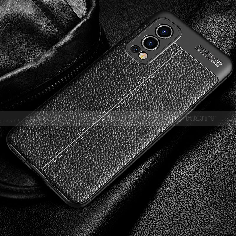 Funda Silicona Goma de Cuero Carcasa para OnePlus Nord 2 5G