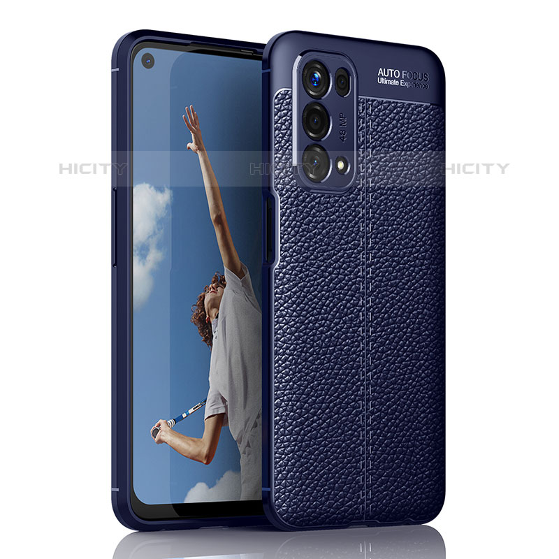 Funda Silicona Goma de Cuero Carcasa para OnePlus Nord N200 5G Azul