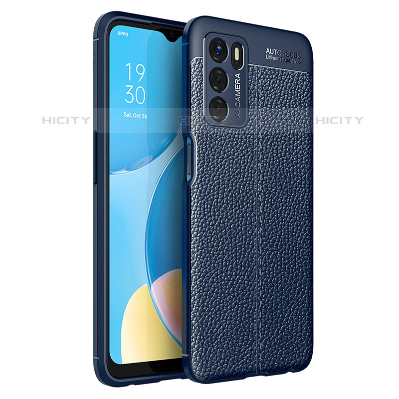 Funda Silicona Goma de Cuero Carcasa para Oppo A16s