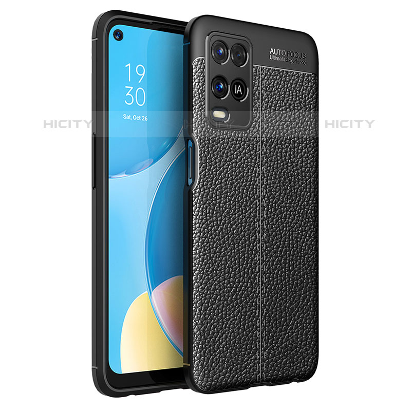 Funda Silicona Goma de Cuero Carcasa para Oppo A54 4G