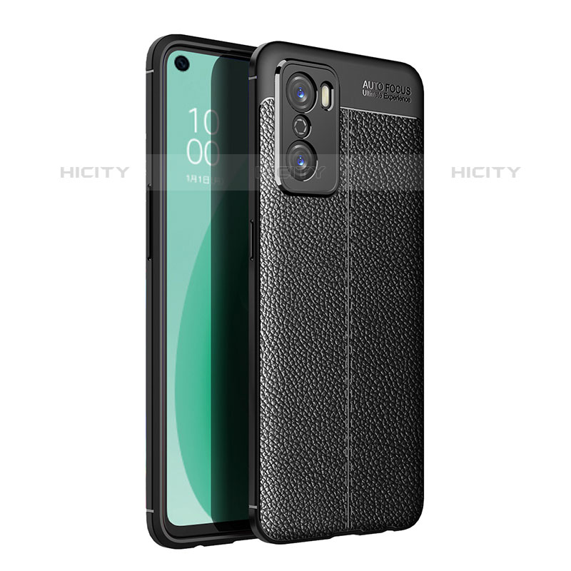 Funda Silicona Goma de Cuero Carcasa para Oppo A55S 5G