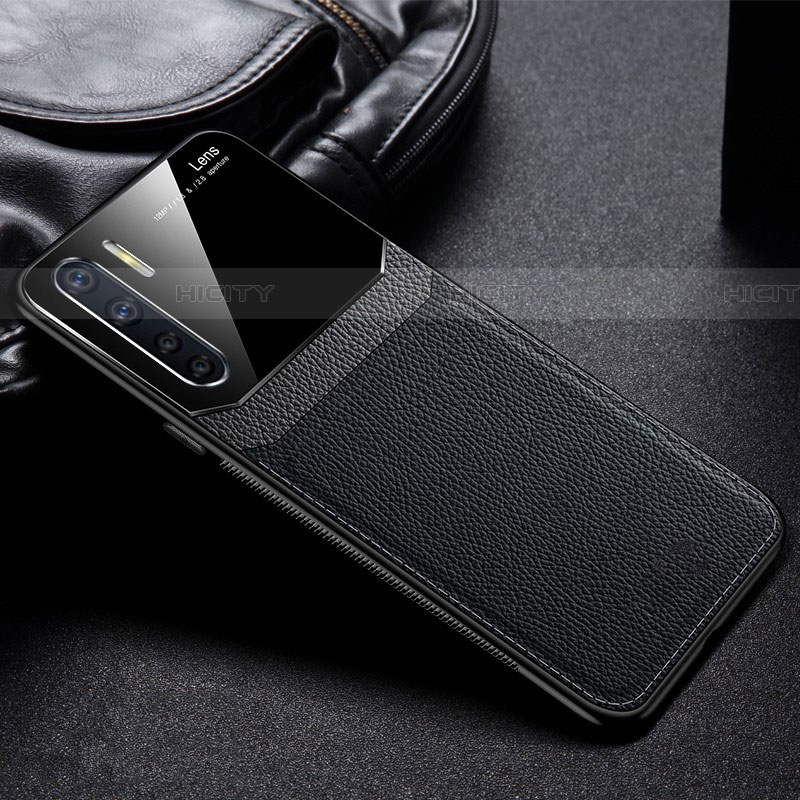 Funda Silicona Goma de Cuero Carcasa para Oppo A91