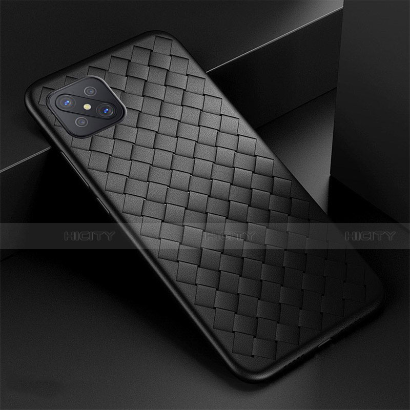 Funda Silicona Goma de Cuero Carcasa para Oppo A92s 5G