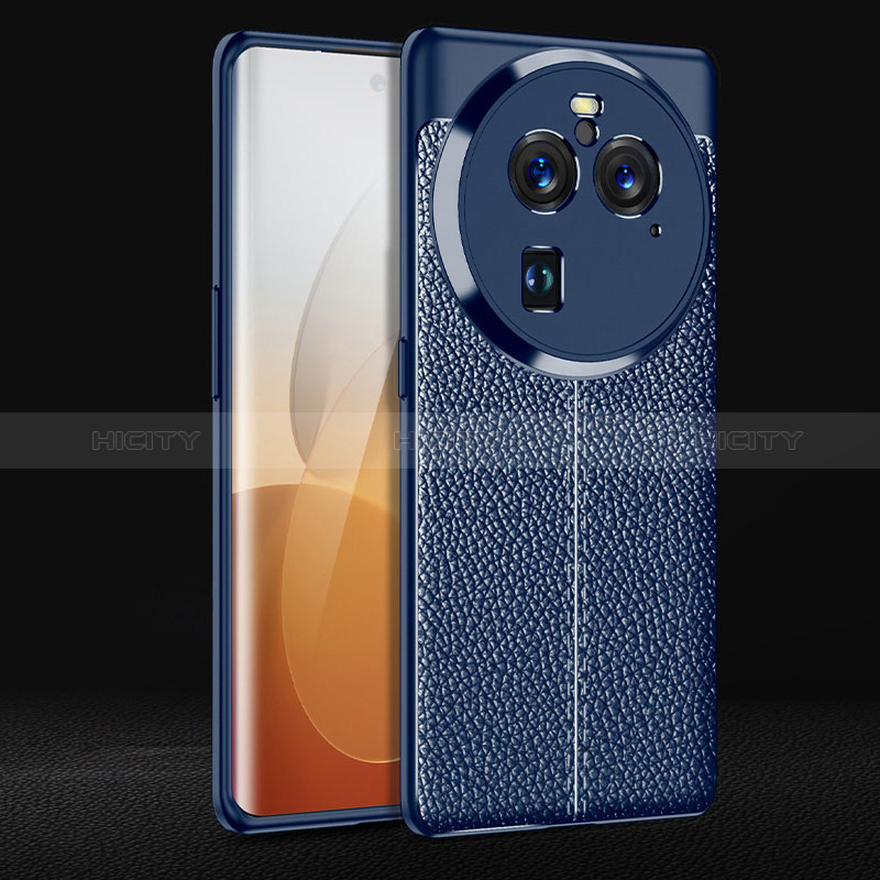 Funda Silicona Goma de Cuero Carcasa para Oppo Find X6 Pro 5G