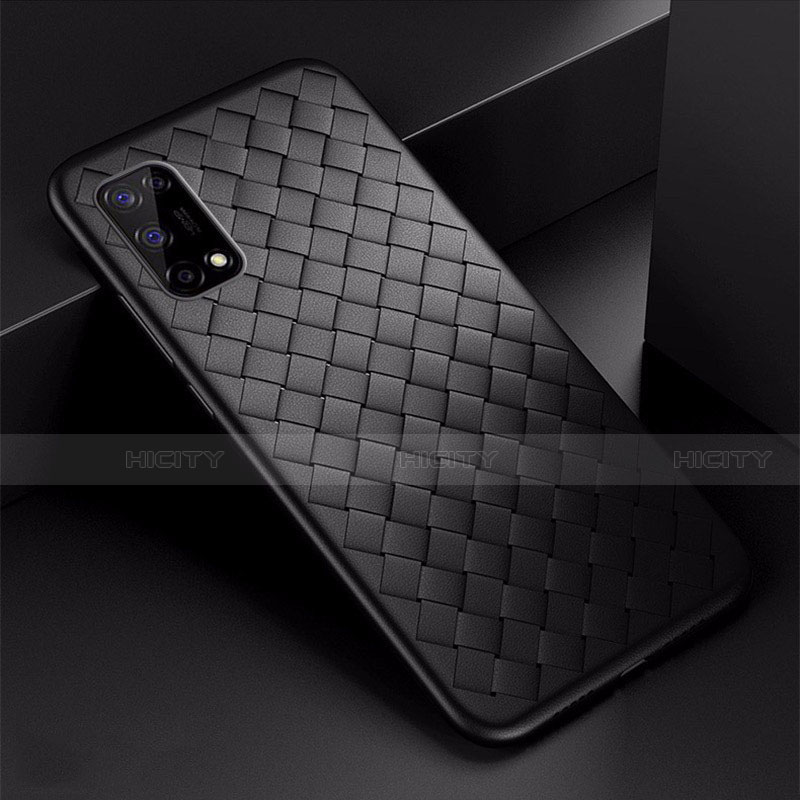 Funda Silicona Goma de Cuero Carcasa para Oppo K7x 5G Negro