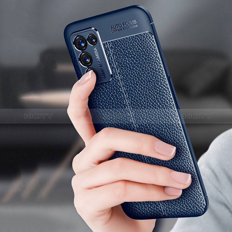 Funda Silicona Goma de Cuero Carcasa para Oppo K9S 5G