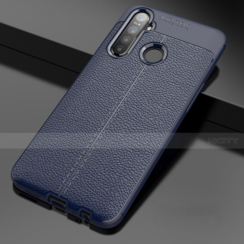 Funda Silicona Goma de Cuero Carcasa para Realme 5