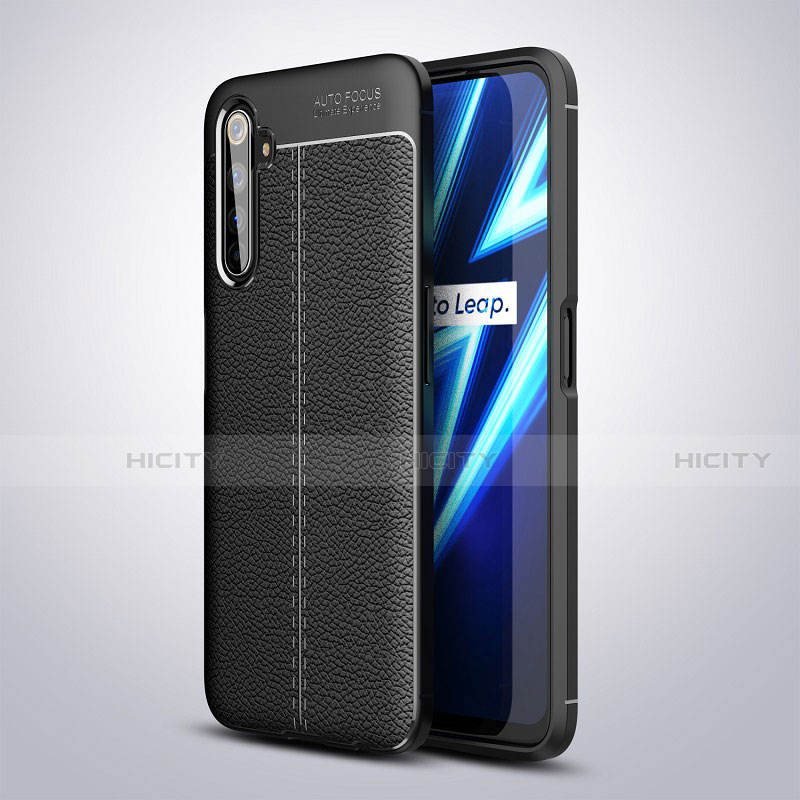 Funda Silicona Goma de Cuero Carcasa para Realme 6 Pro