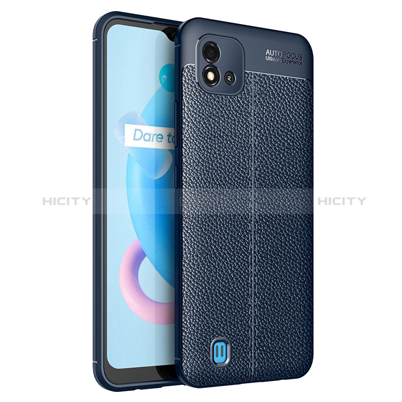 Funda Silicona Goma de Cuero Carcasa para Realme C20A