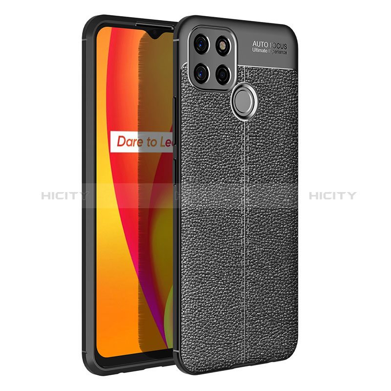 Funda Silicona Goma de Cuero Carcasa para Realme C25