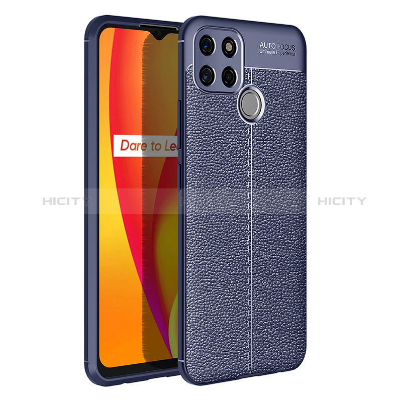 Funda Silicona Goma de Cuero Carcasa para Realme C25S