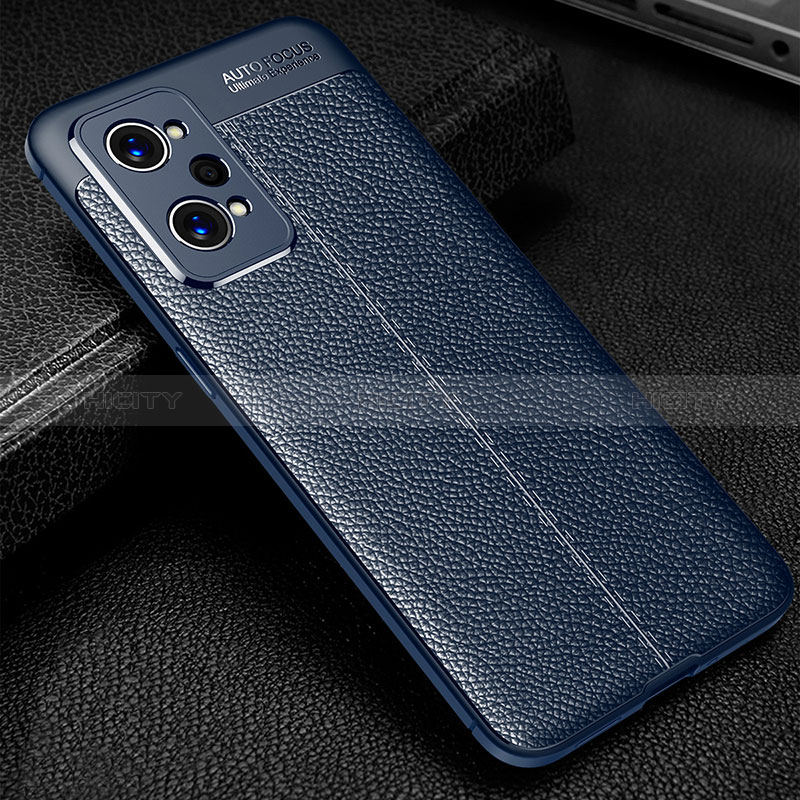 Funda Silicona Goma de Cuero Carcasa para Realme GT Neo 3T 5G Azul