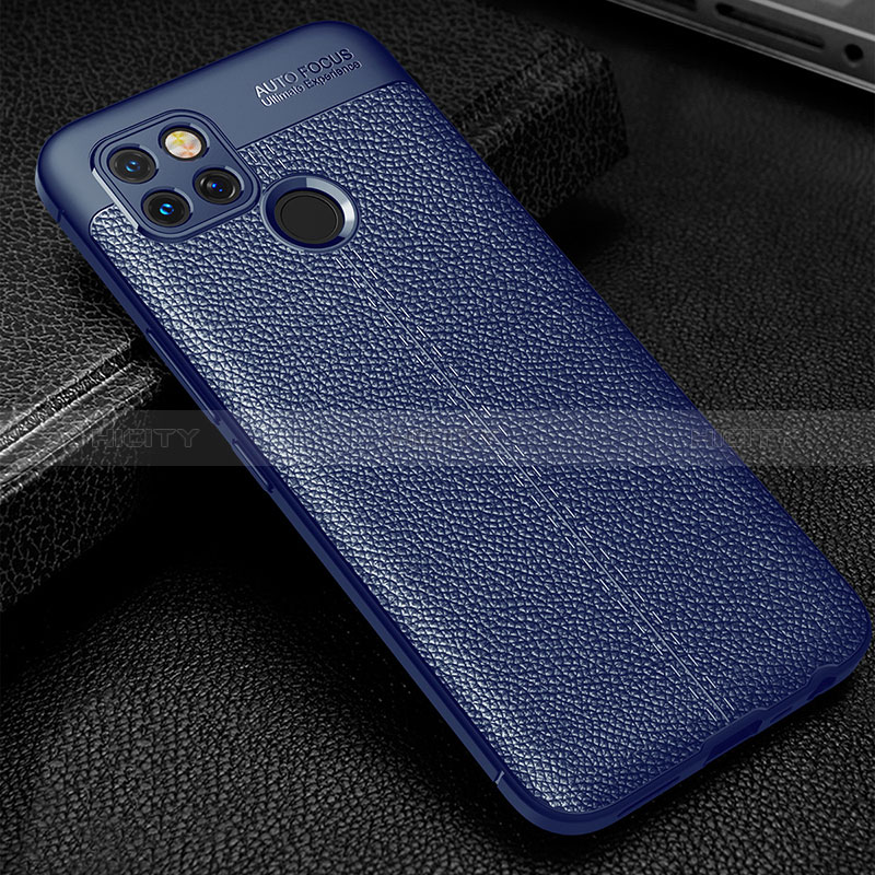 Funda Silicona Goma de Cuero Carcasa para Realme V3 5G